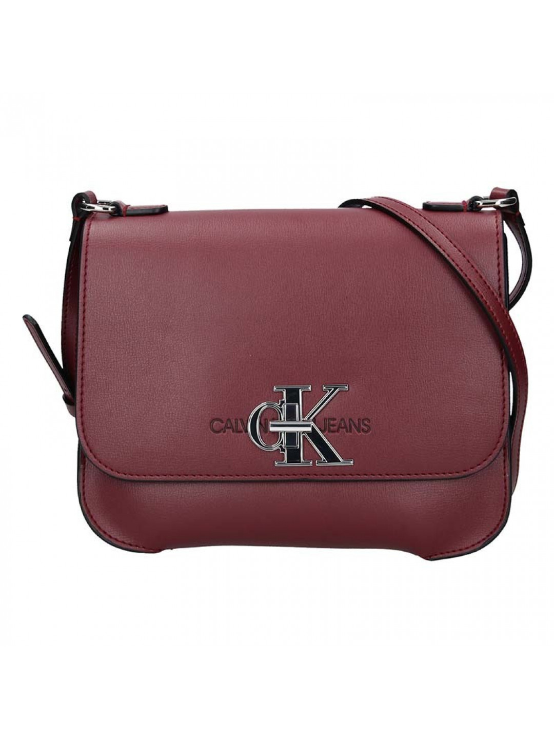 Dámská crossbody kabelka Calvin Klein Nikol – vínová